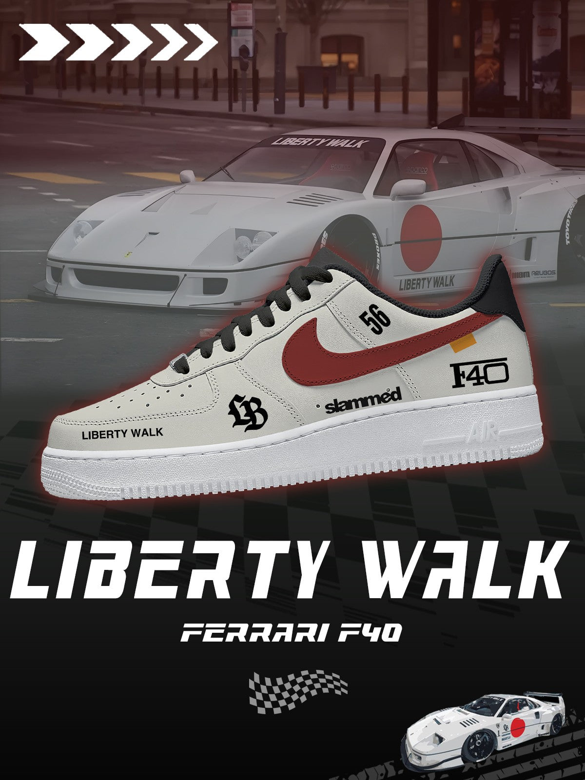 F40 LB Widebody V.1 Custom-Sneaker