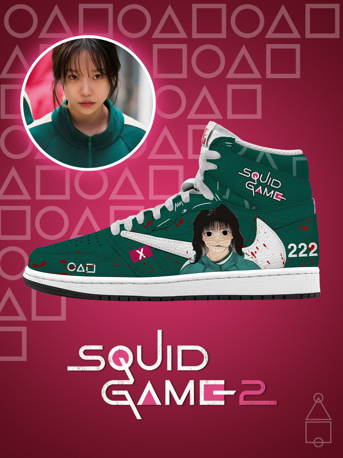 Player 222 V.3 Custom TS Hohe Sneakers
