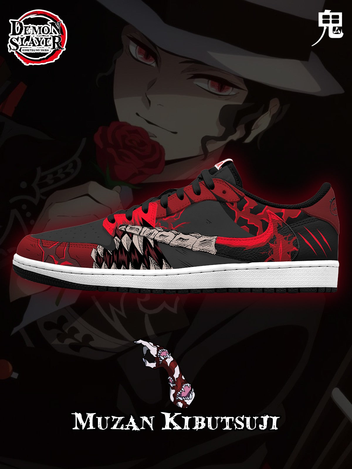 Baskets basses Muzan Kibutsuji V.1 Custom TS