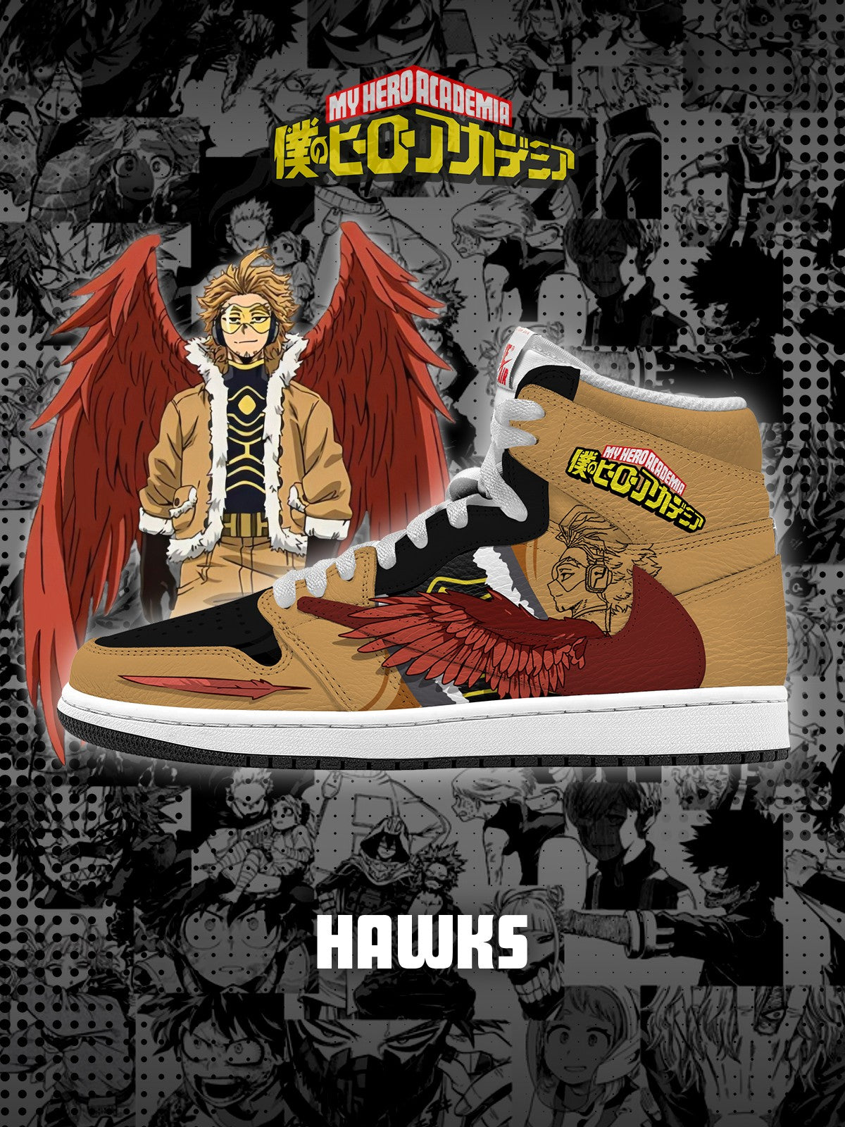 Hawks V.1 Custom TS Hohe Sneakers