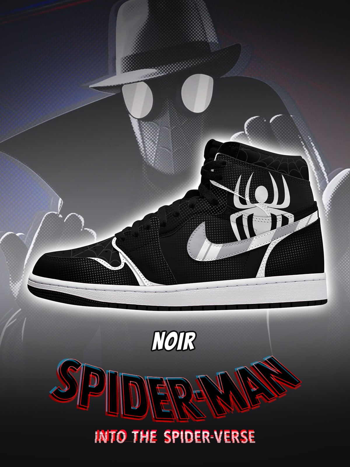 Noir V.1 Custom High-Top-Sneaker