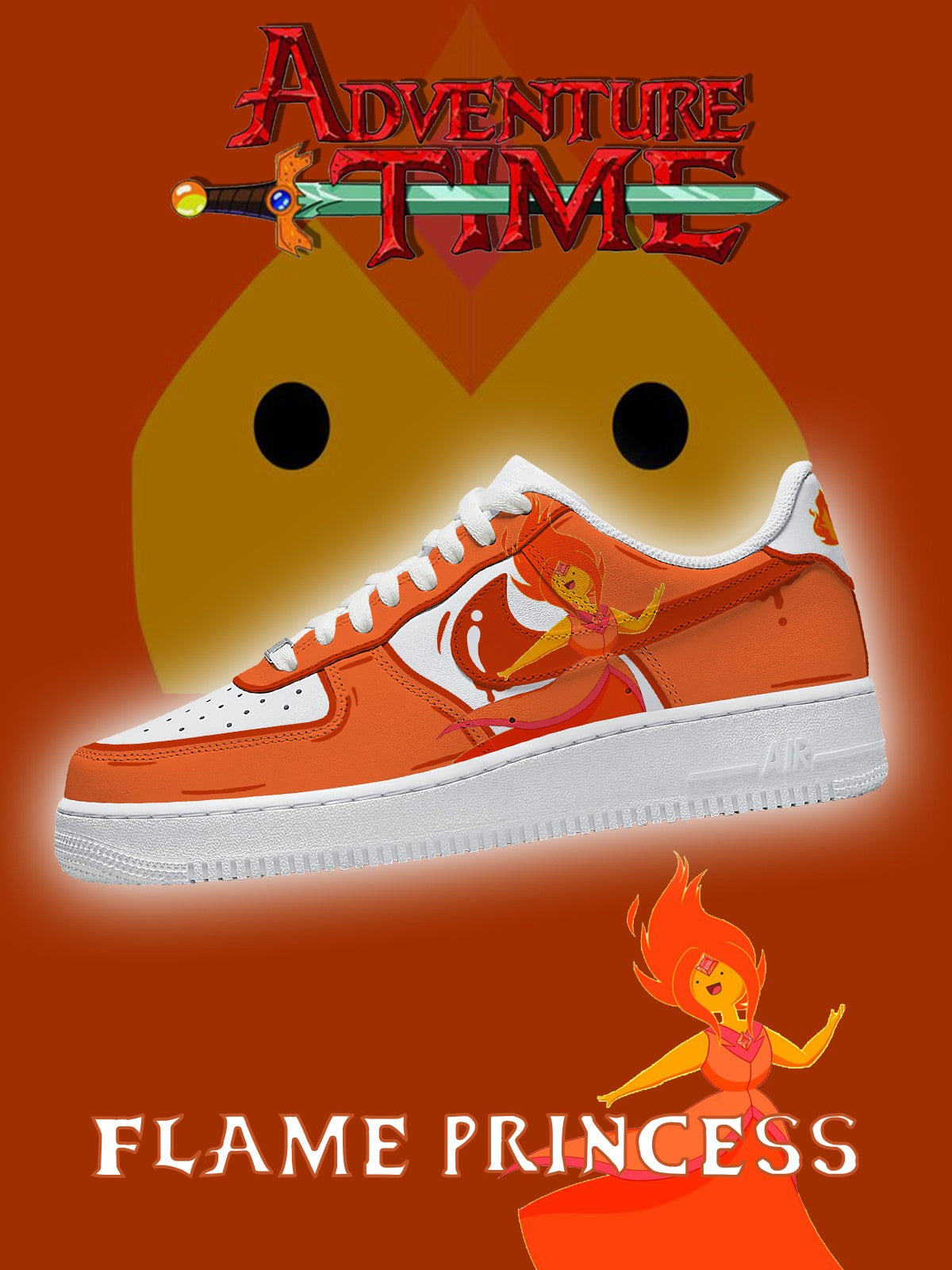 Flammenprinzessin V.1 Custom Sneakers