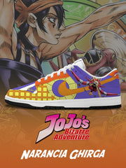 Narancia Ghirga V.2 Custom Court-Low-Sneaker