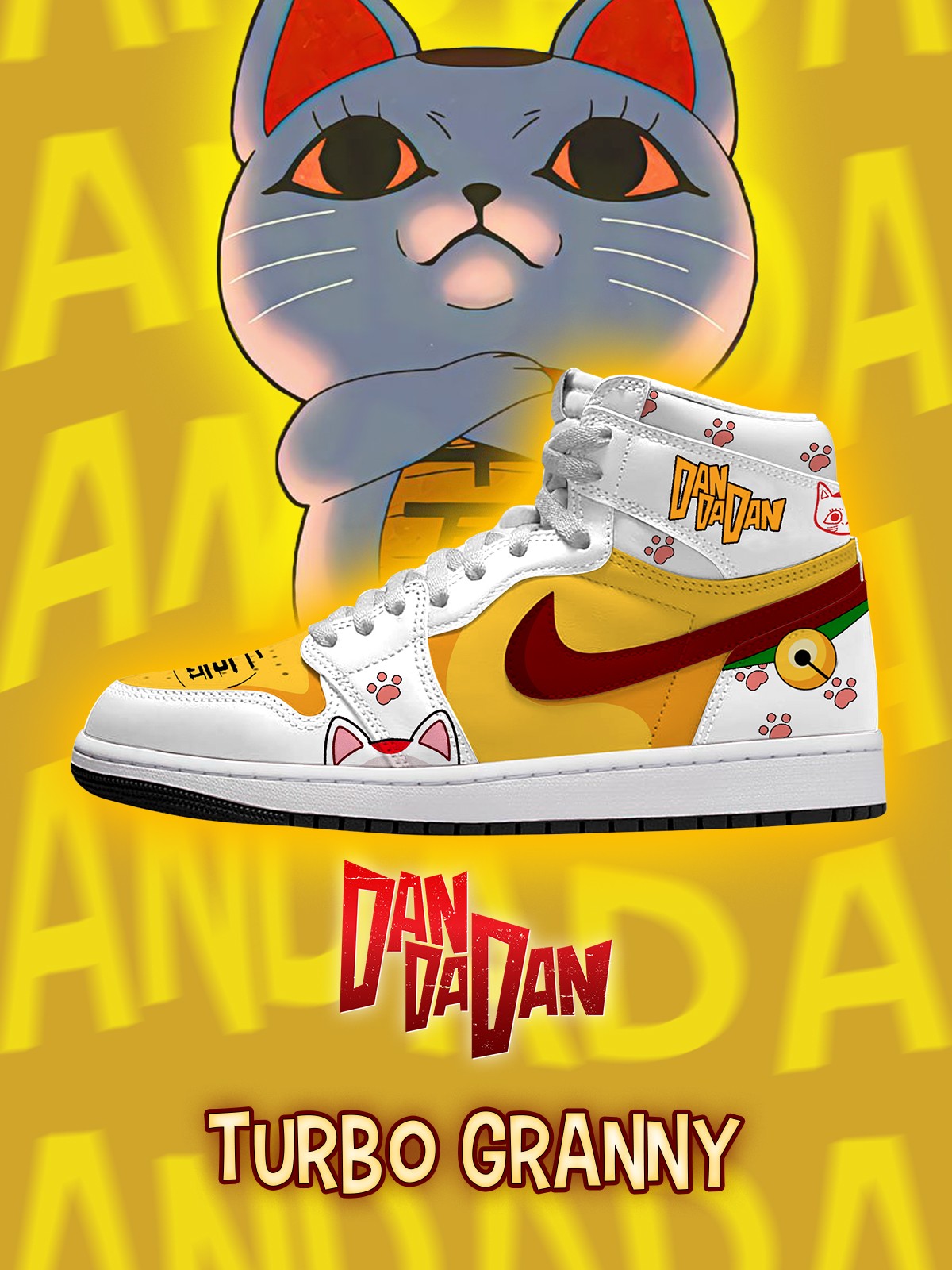 Turbo Oma V.1 Custom High-Top Sneakers