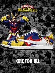 Baskets basses personnalisées All Might V.1 TS