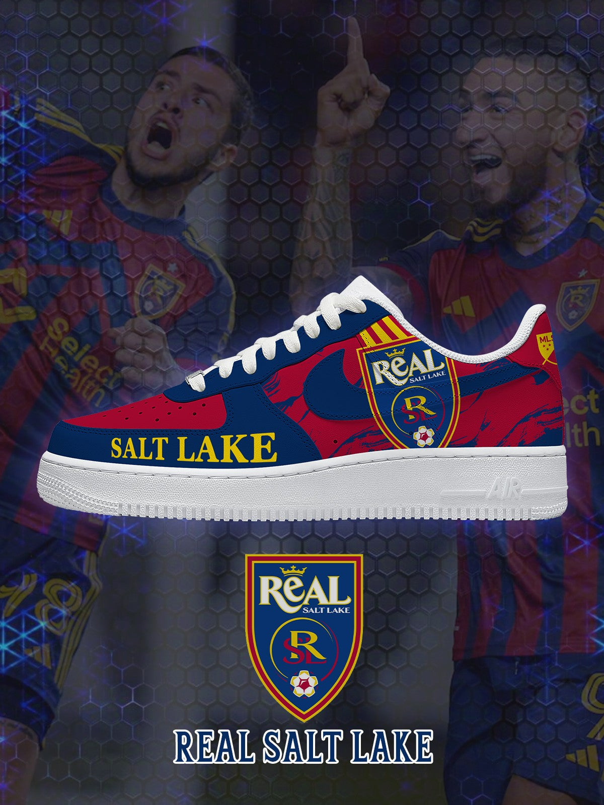 Salt Lake V.1 Custom Air-Style Sneakers