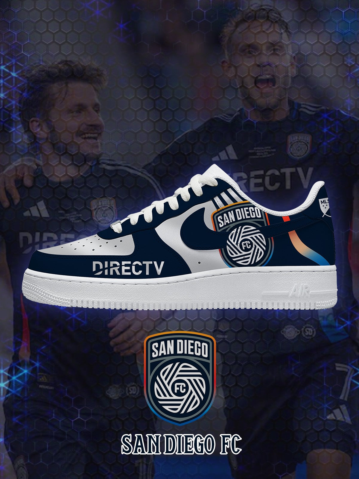 San Diego V.1 Custom Air-Style Sneakers