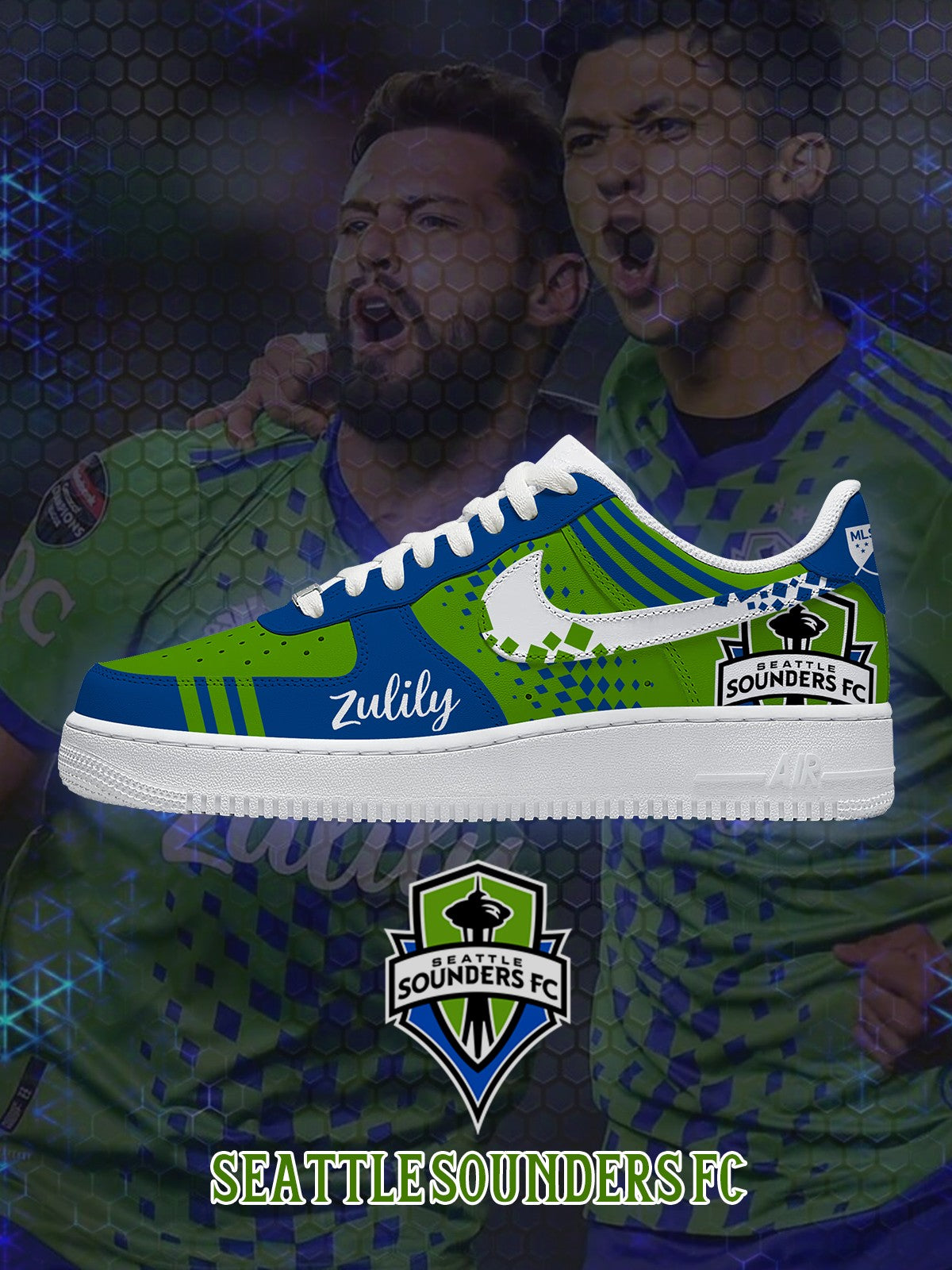 Seattle V.1 Custom Air-Style Sneakers