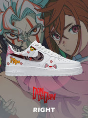 Momo &amp; Okarun V.1 Custom Sneakers