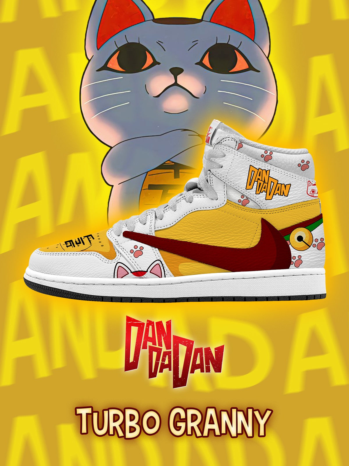 Turbo Granny V.1 Custom TS Hohe Sneakers