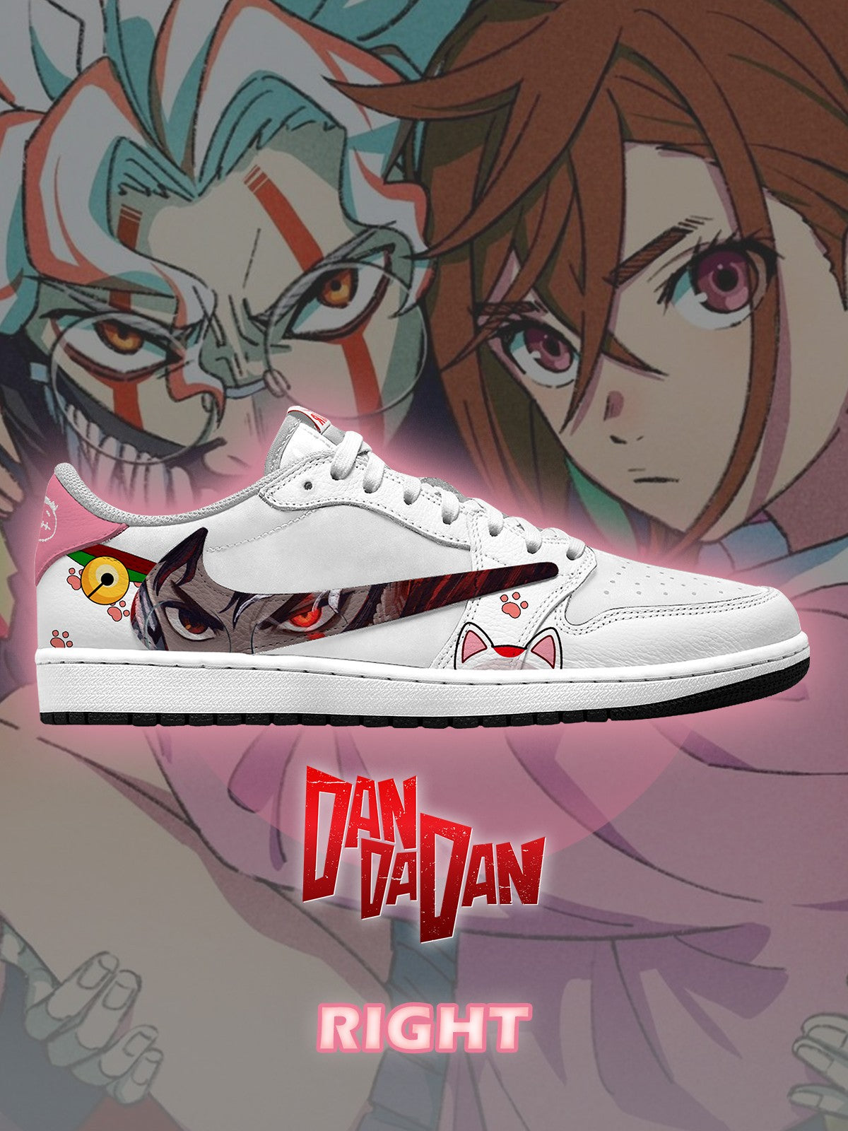 Okarun und Momo V.1 Custom TS Low Sneakers